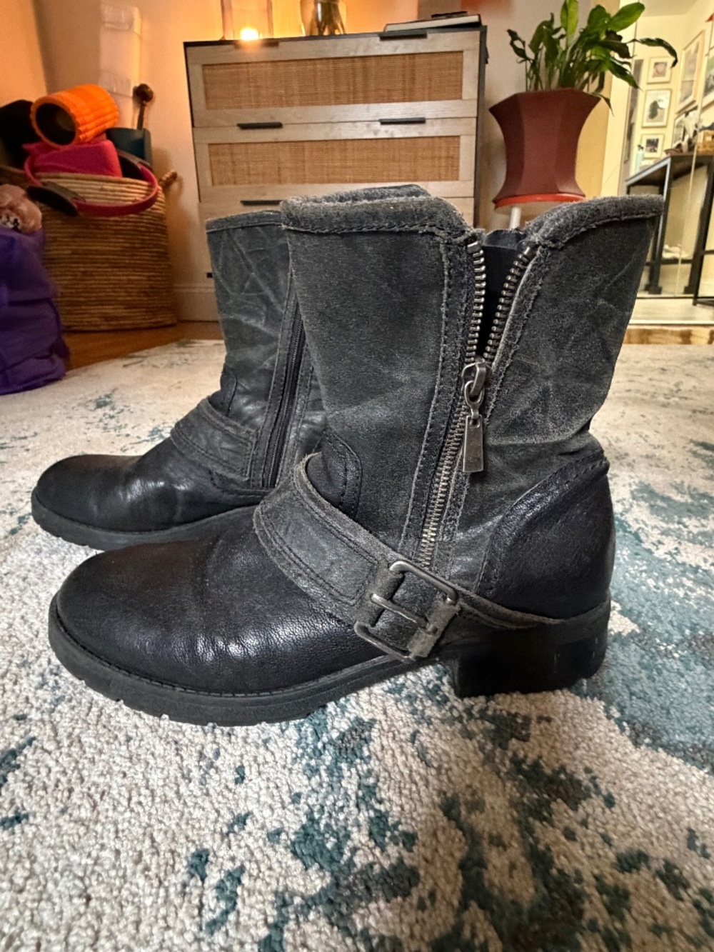 Clark’s Leather Moto boots